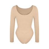 Bezszwowe body modelujące Slimline beige