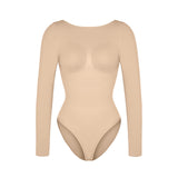 Bezszwowe body modelujące Slimline beige